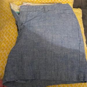 Gently used 5 inch inseam chambray shorts